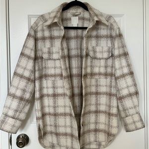 H&M Plaid Jacket - Size S